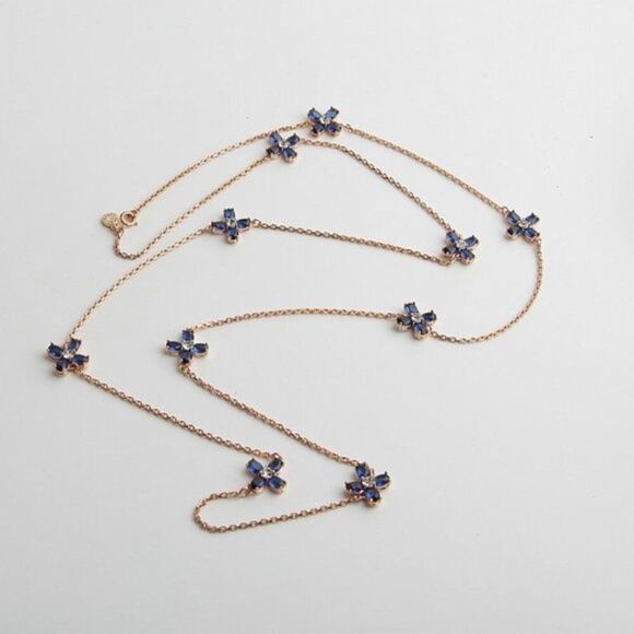 NWOT Tory Burch Buddy Clover Necklace - Picture 1 of 9